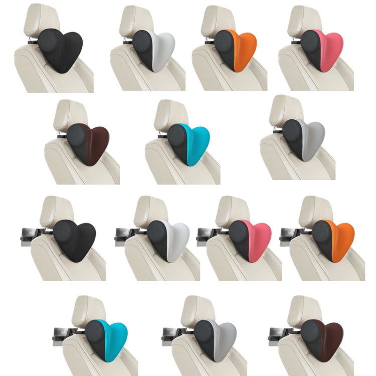 Ergonomic Memory Foam Neck Pillow with Adjustable Car Seat Headrest and Device Holder