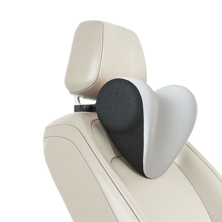 Ergonomic Memory Foam Neck Pillow with Adjustable Car Seat Headrest and Device Holder