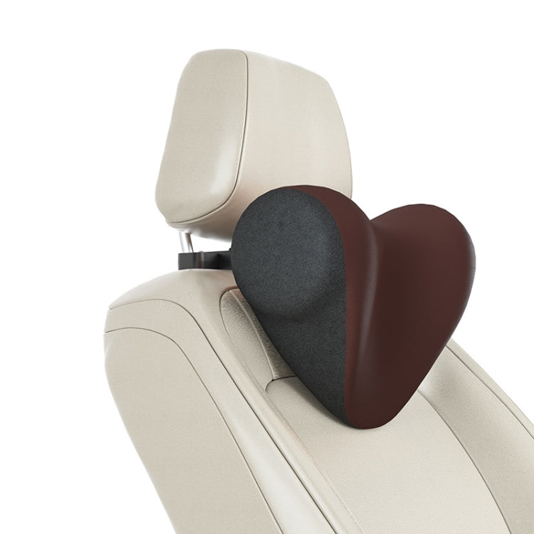 Ergonomic Memory Foam Neck Pillow with Adjustable Car Seat Headrest and Device Holder