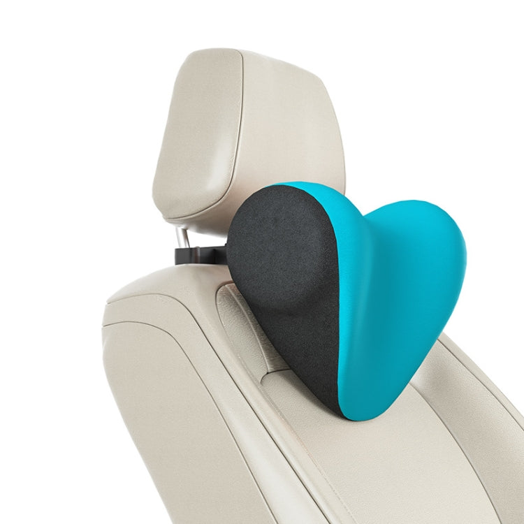 Ergonomic Memory Foam Neck Pillow with Adjustable Car Seat Headrest and Device Holder