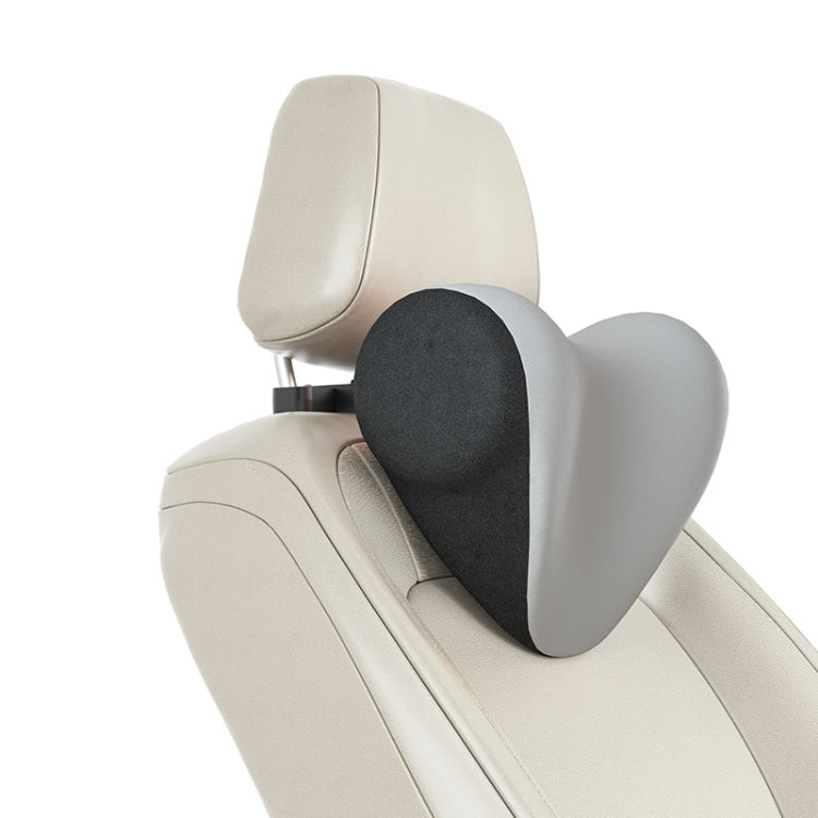 Ergonomic Memory Foam Neck Pillow with Adjustable Car Seat Headrest and Device Holder