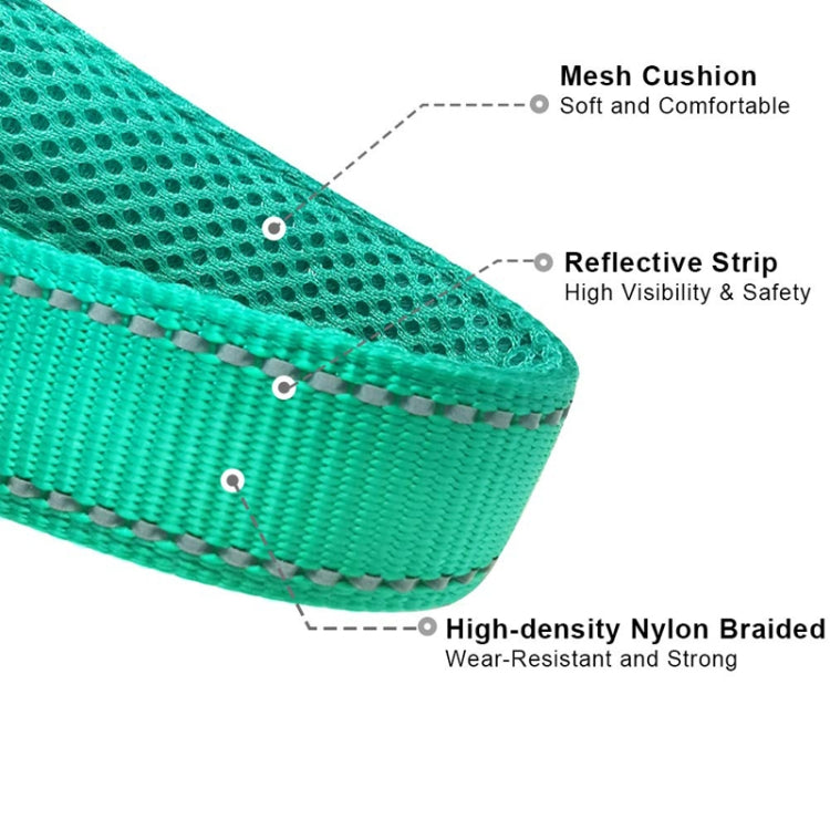 Nylon Reflective Filament P Chain Adjustable Size Collar