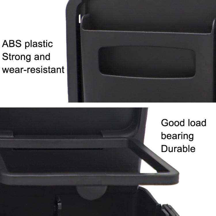 Portable Car Folding Dining Table with Chair Back Support