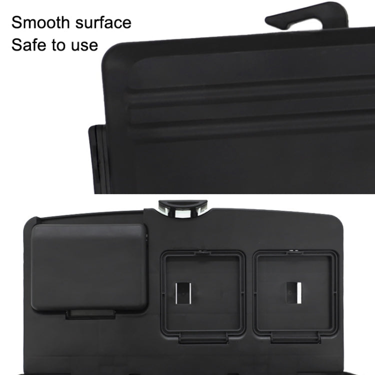 Portable Car Folding Dining Table with Chair Back Support