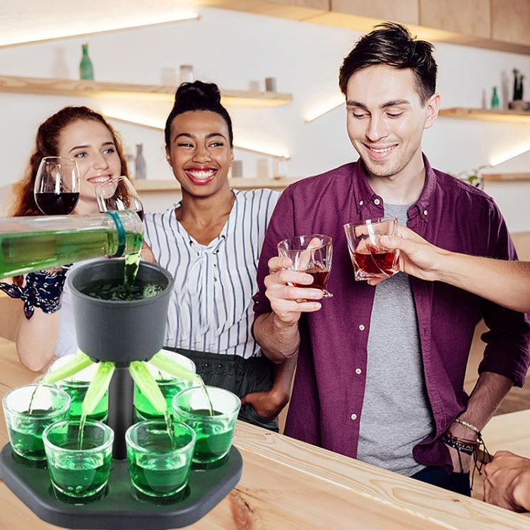 Bar Party 6 Cups Wine Dispenser Wine Pourer Drink Dispenser
