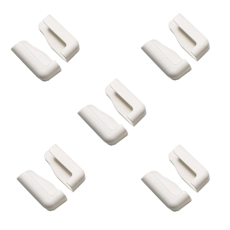 5 Pairs Adjustable Mobile Phone Mounts for Car and Home - Versatile Dashboard Adhesive Brackets