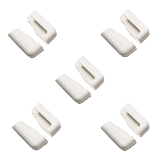 5 Pairs Adjustable Mobile Phone Mounts for Car and Home - Versatile Dashboard Adhesive Brackets