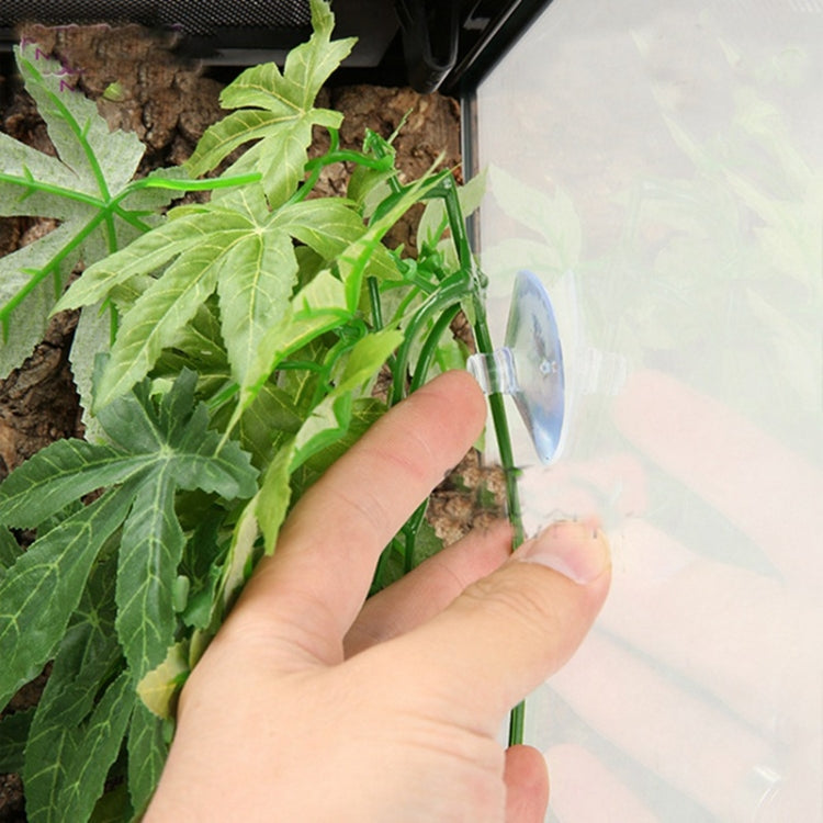 Climbing Pet Boxes Aquarium Fish Tank Landscaping Simulation Plant, Style: