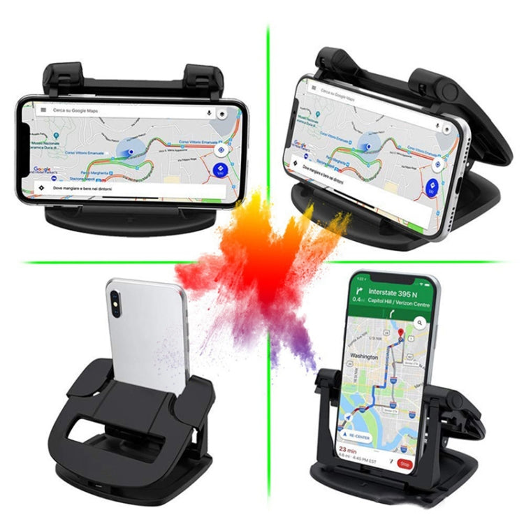 Eco-Friendly 360-Degree Rotating Car Dashboard Phone Holder in Silicone