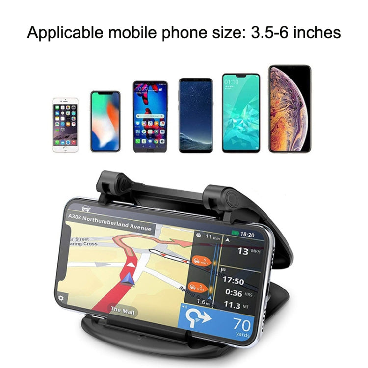 Eco-Friendly 360-Degree Rotating Car Dashboard Phone Holder in Silicone