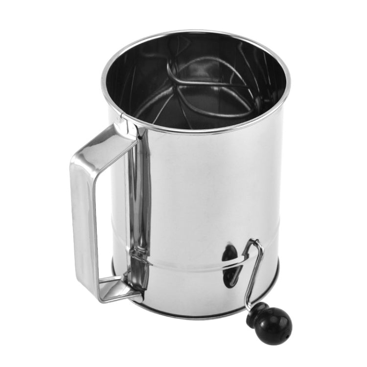 Hand-crank Oblique Flour Sieve Kitchen Baking Tools