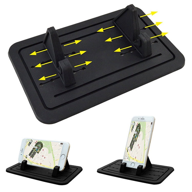 Universal Silicone Car Phone Holder for Centre Console – Adjustable Tablet Stand
