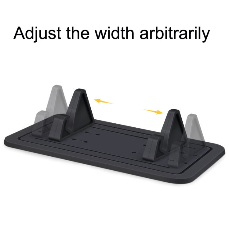 Universal Silicone Car Phone Holder for Centre Console – Adjustable Tablet Stand