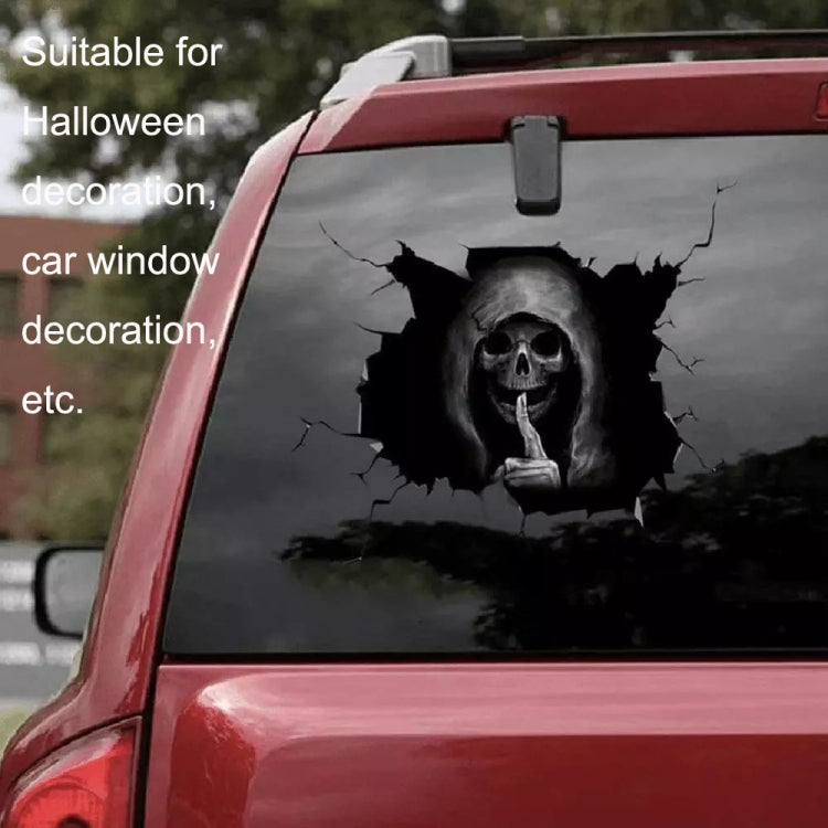 5PCS Halloween Horror Skull Car Window Sticker, Size:, 30x20cm, 40x30cm