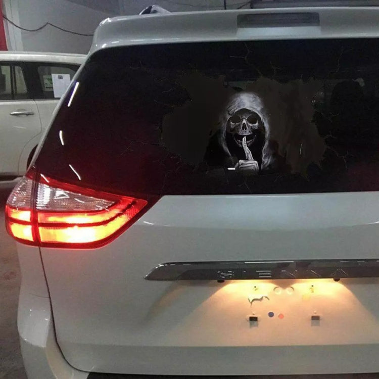 5PCS Halloween Horror Skull Car Window Sticker, Size:, 30x20cm, 40x30cm