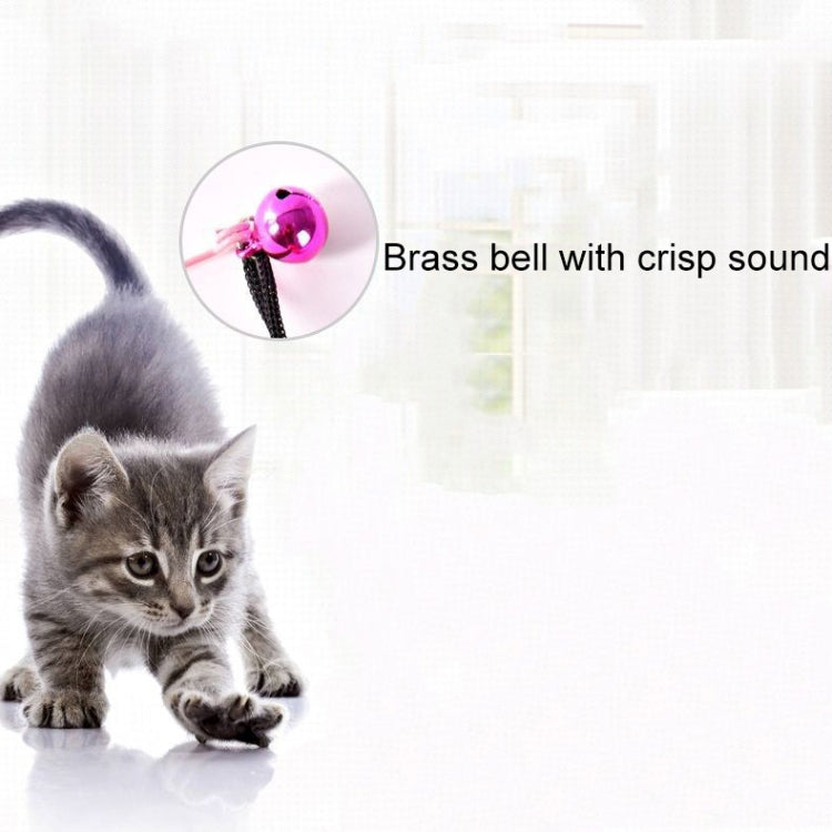 Wire Funny Cat Stick With Bell Cat Toy