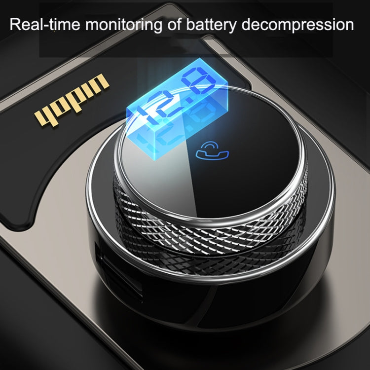 GC-16 Car Bluetooth MP3 Player FM Transmitter QC3.0 Fast Charging Car Charger, GC-16