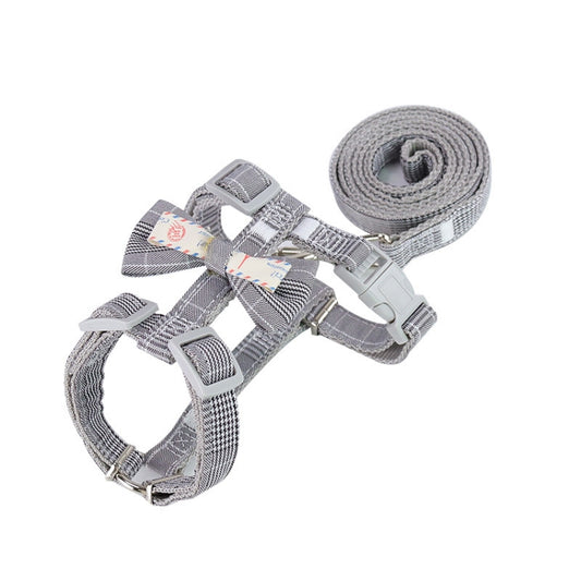 Bow-knot Anti-breakaway Adjustable Cat Leash
