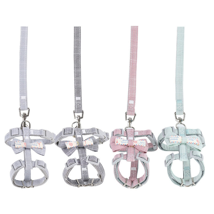 Bow-knot Anti-breakaway Adjustable Cat Leash