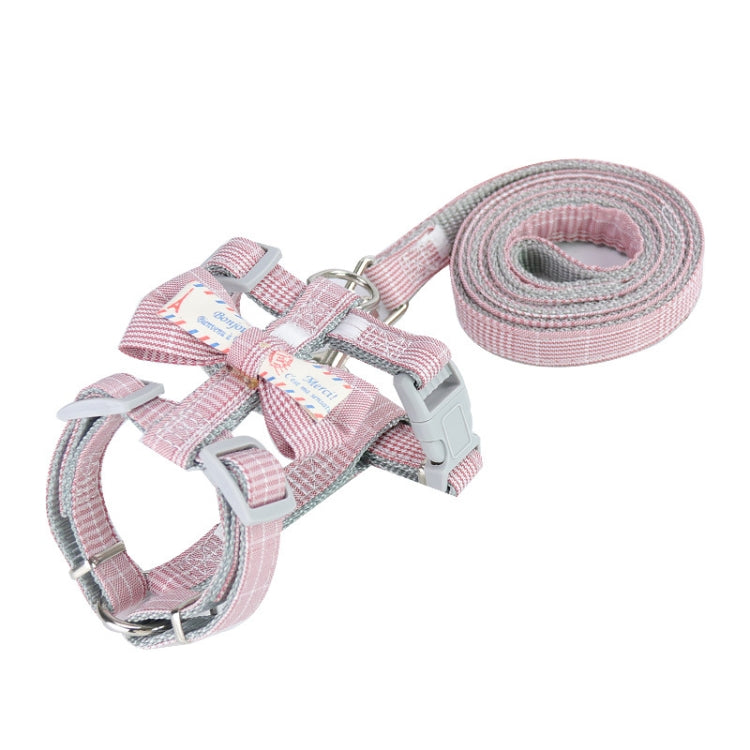 Bow-knot Anti-breakaway Adjustable Cat Leash