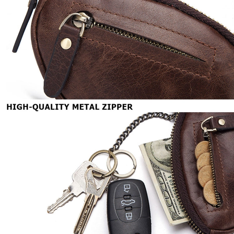 BP807 Car Key Case Casual Leather Key Chain Coin Pocket