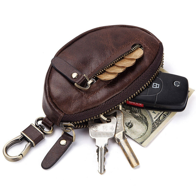 BP807 Car Key Case Casual Leather Key Chain Coin Pocket