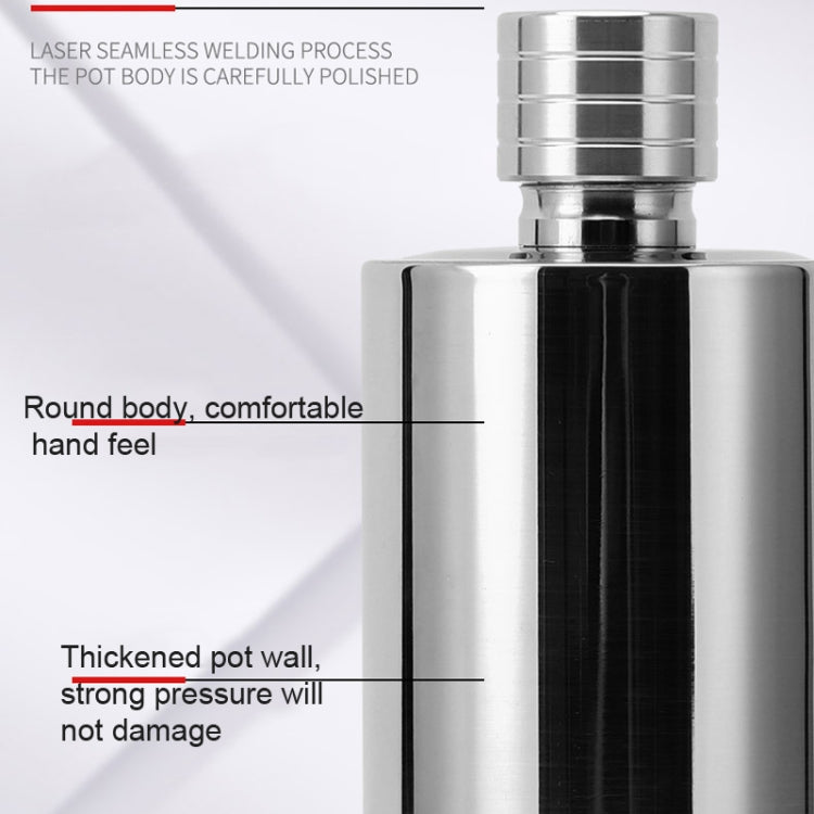 Outdoor Wine Pot 304 Stainless Steel Cylindrical Hip Flask