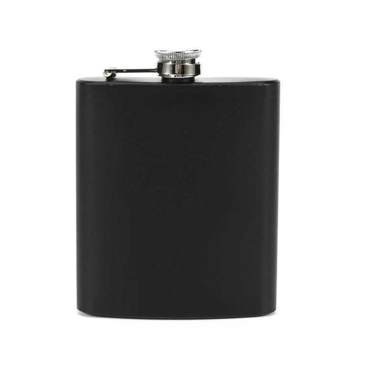 304 Stainless Steel Matte Black Paint Flagon Whiskey Vodka Wine Pot Hip Flask