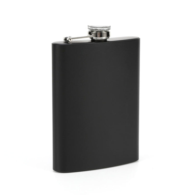 304 Stainless Steel Matte Black Paint Flagon Whiskey Vodka Wine Pot Hip Flask