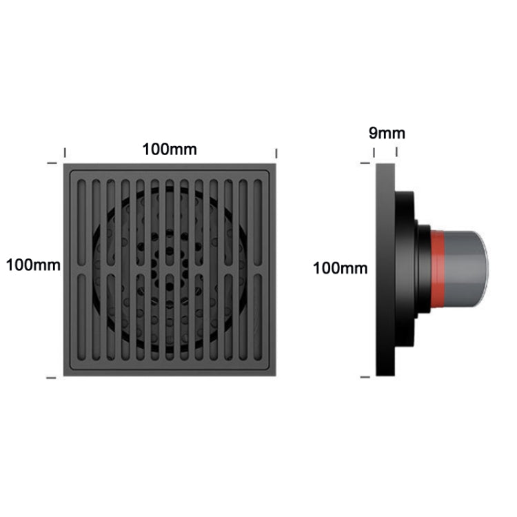 Bathroom Sewer Deodorant Pure Copper Floor Drain