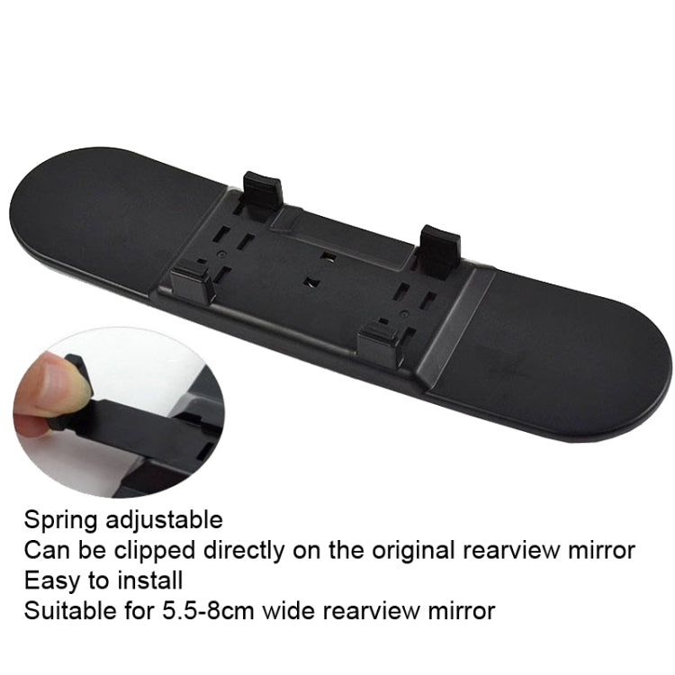 Extra-Wide Anti-Glare Blue Mirror Curved Rearview Mirror for Enhanced Night Vision