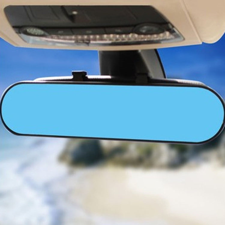 Extra-Wide Anti-Glare Blue Mirror Curved Rearview Mirror for Enhanced Night Vision