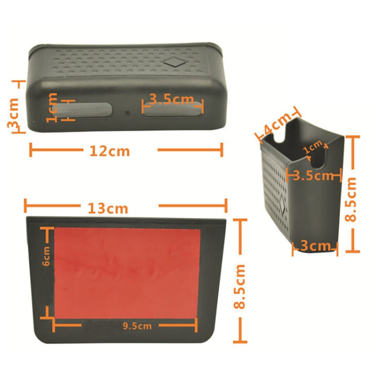 Versatile Vehicle Storage & Mobile Phone Holder with Charging Access