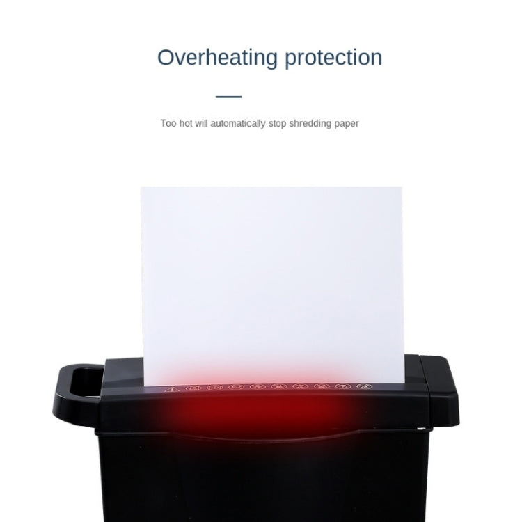 WS0106 190W A4 Electric Mini Strip Paper Shredder Without Barrel,EU Plug