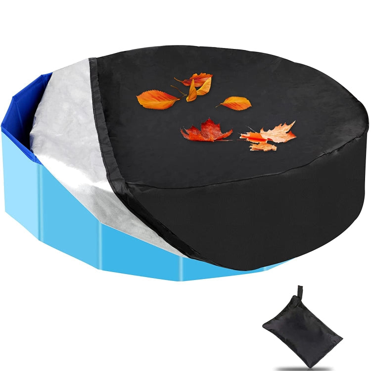 Foldable Round Sunscreen Dustproof Swimming Pool Cover