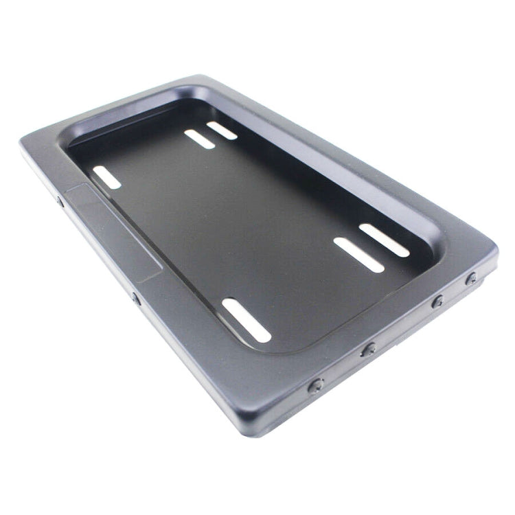 US Standard Roller Blind Dual-Brand Energy Vehicle License Plate Frame License Plate Bracket, Dual-Brand License Plate Frame