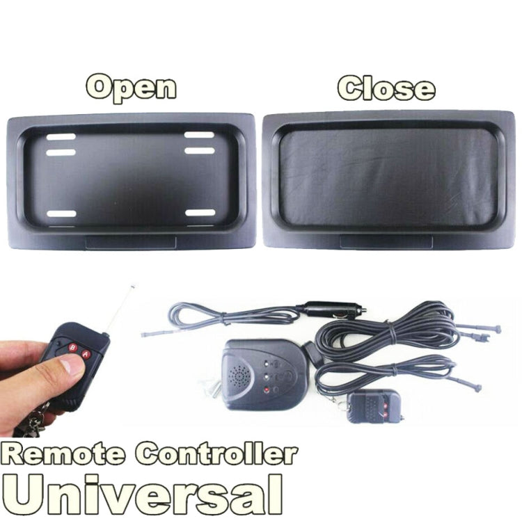 US Standard Roller Blind Dual-Brand Energy Vehicle License Plate Frame License Plate Bracket, Dual-Brand License Plate Frame