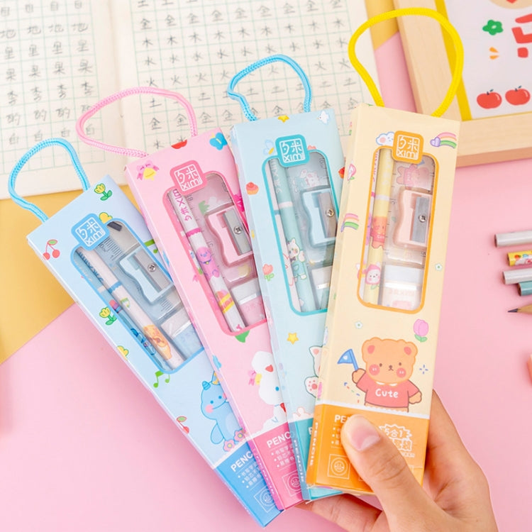 10 Sets Handheld Stationery Set Gift Box Student Prizes