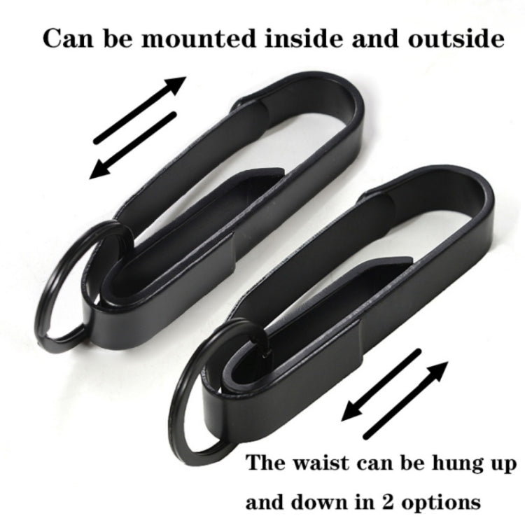 Versatile Stainless Steel Key Clamp Buckle for Outdoor Adventures