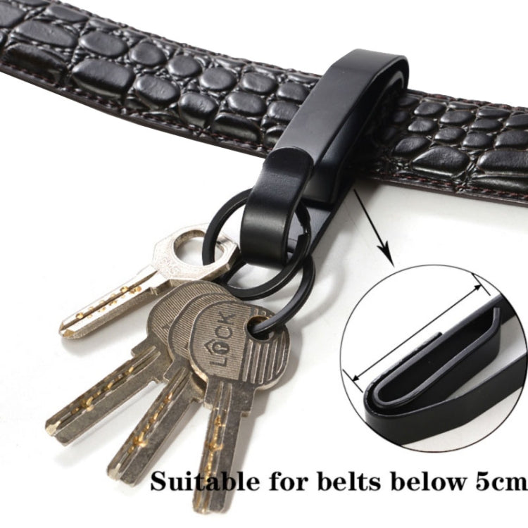 Versatile Stainless Steel Key Clamp Buckle for Outdoor Adventures