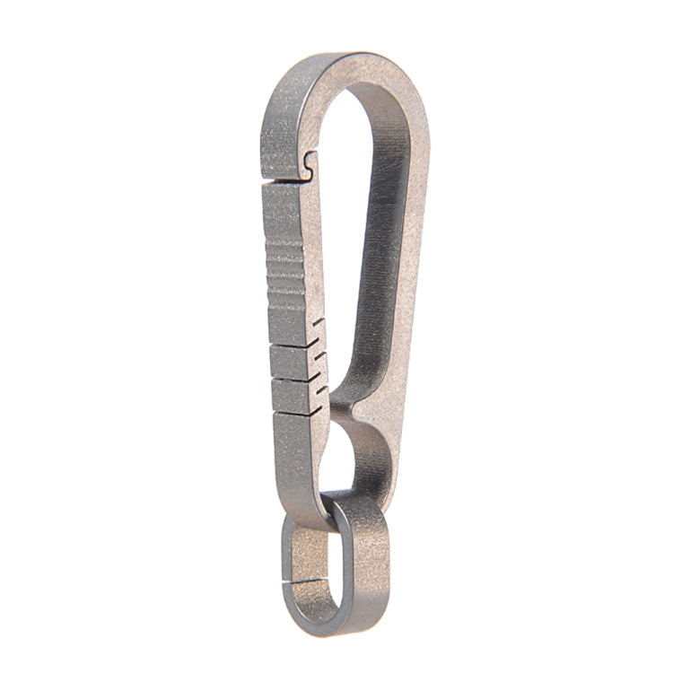 Titanium Alloy Keychain for Men - Lightweight Car Key Holder with Waist Clip