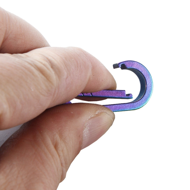 Titanium Alloy Keychain for Men - Lightweight Car Key Holder with Waist Clip