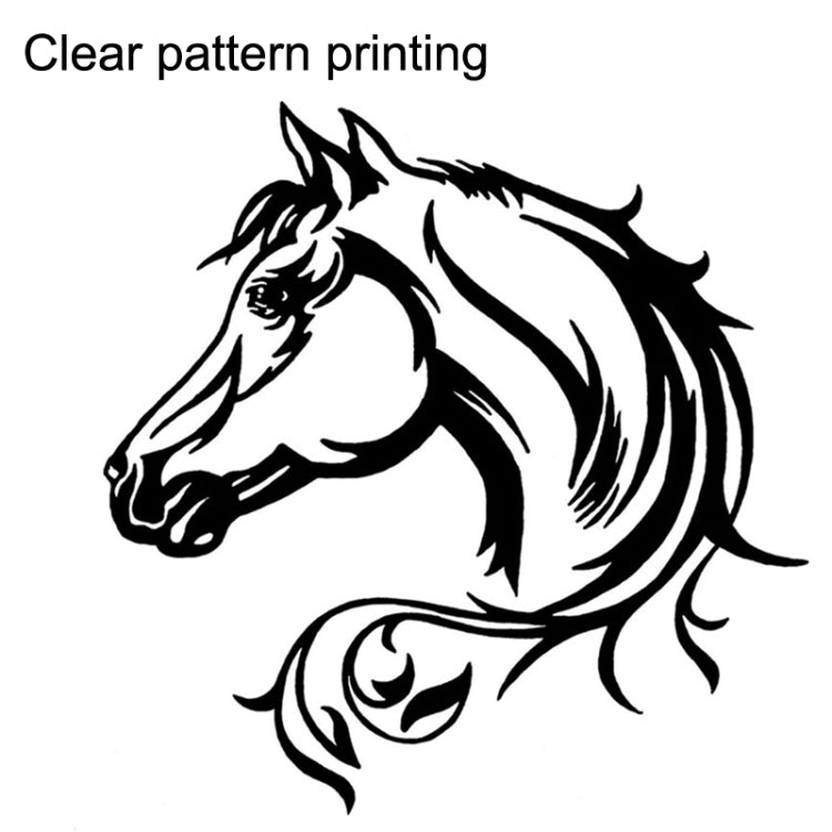 5PCS FGM-002 Carving Reflective Stickers Galloping Horse Car Body Sticker