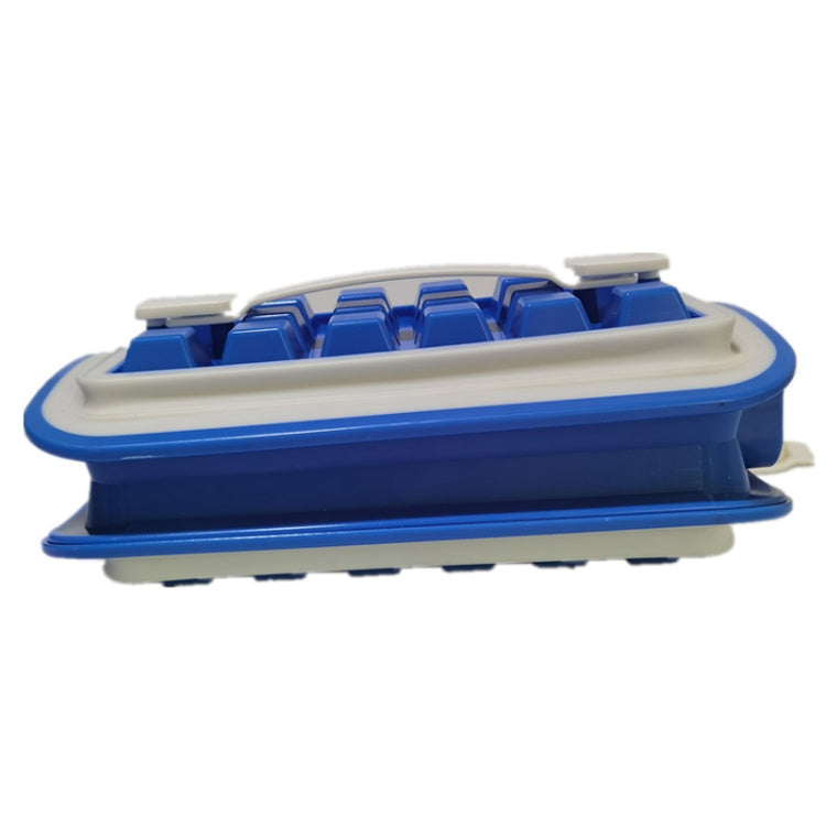 Folding Ice Tray Home Curling Storage Box Ice Cube Mold,Style: