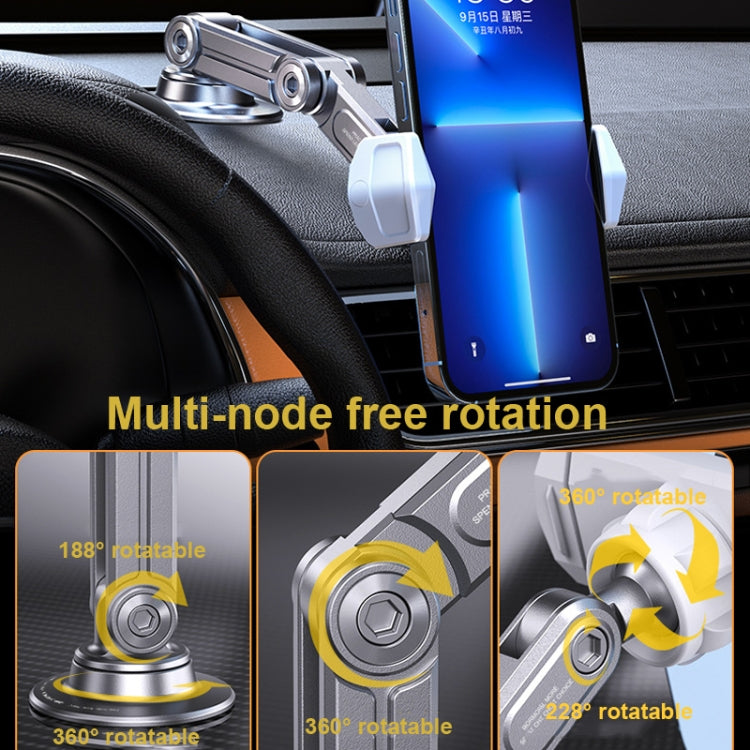 Premium Aluminium Alloy Rotatable Mobile Phone Holder for Cars
