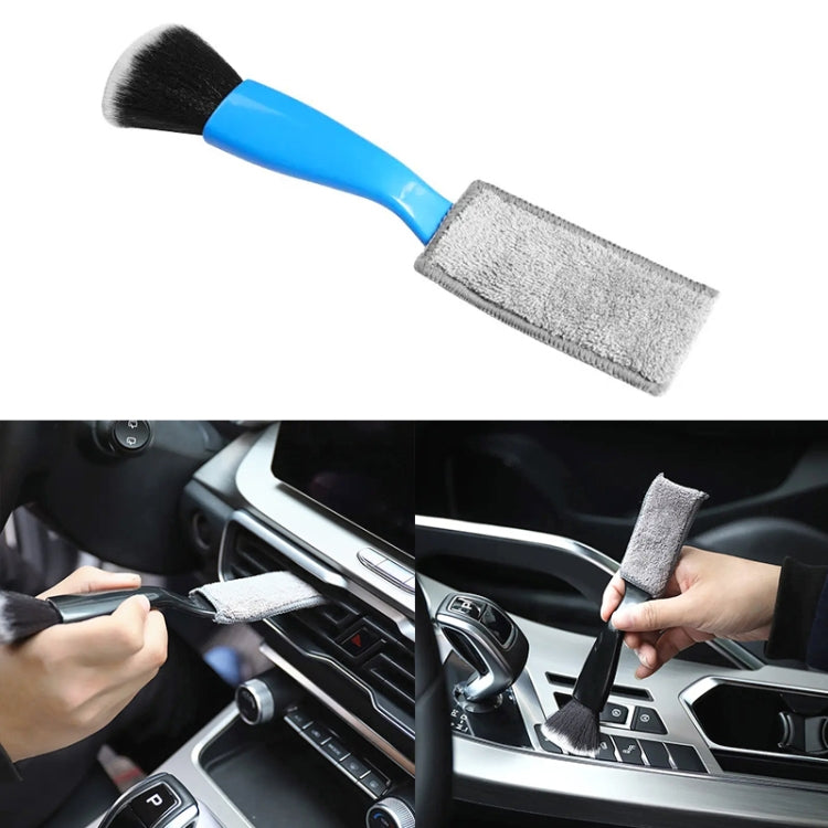 D-4527 Car Dust Cleaning Double-hended Soft Bristle Detail Brush