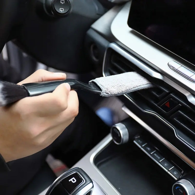 D-4527 Car Dust Cleaning Double-hended Soft Bristle Detail Brush