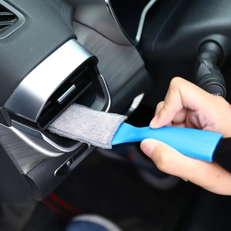 D-4527 Car Dust Cleaning Double-hended Soft Bristle Detail Brush