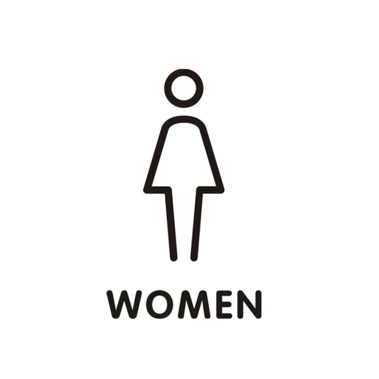19 x 14cm Personalized Restroom Sign WC Sign Toilet Sign,Style: