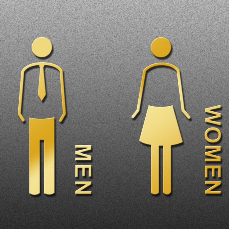19 x 14cm Personalized Restroom Sign WC Sign Toilet Sign,Style: